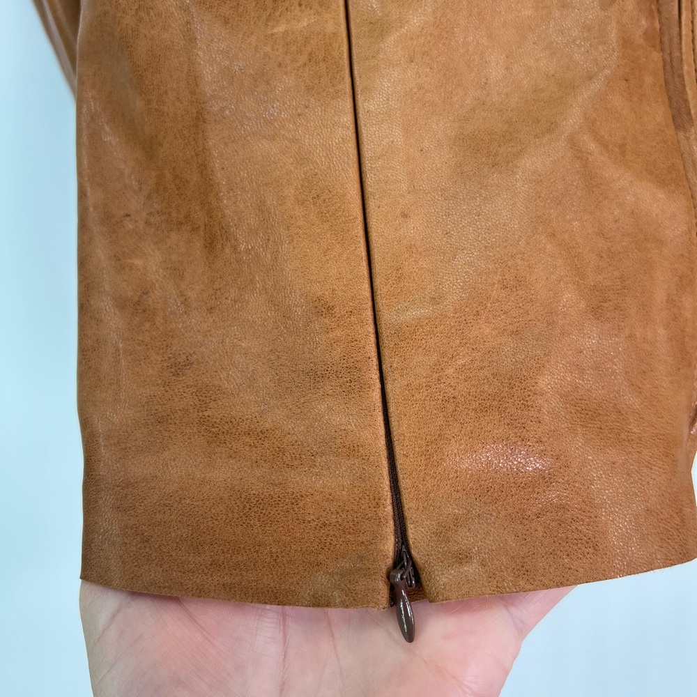 David 2 Leather Factory by Franco Fonati Tan
Genuine Italian Leather Jacket S - Picture 8 of 10
